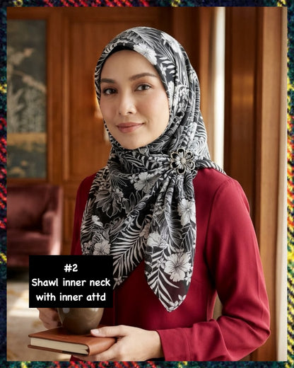 Assorted Instant Hijabs (INST/CSL_1026/003 (M)) (🔥3 pcs for $10/-🔥)