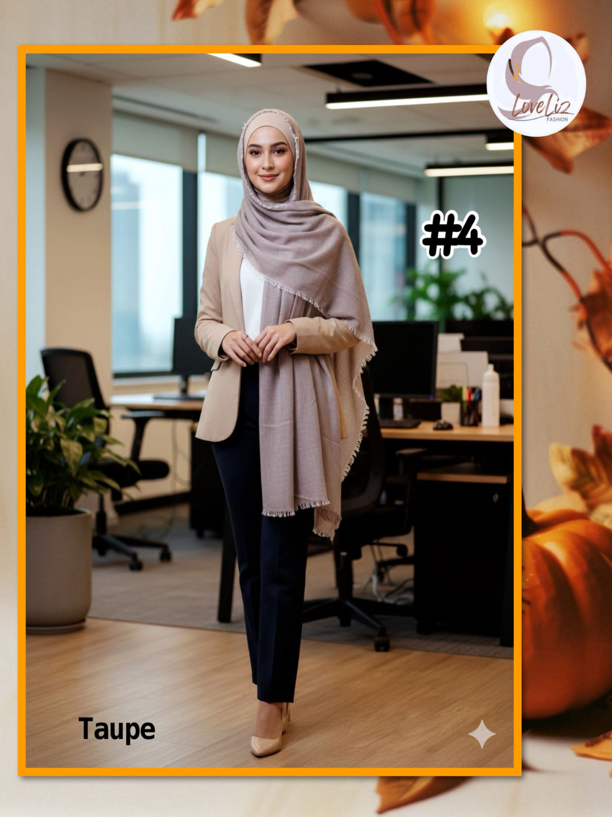 Wide Shawl Cotton Denim (SHL_0226/026)