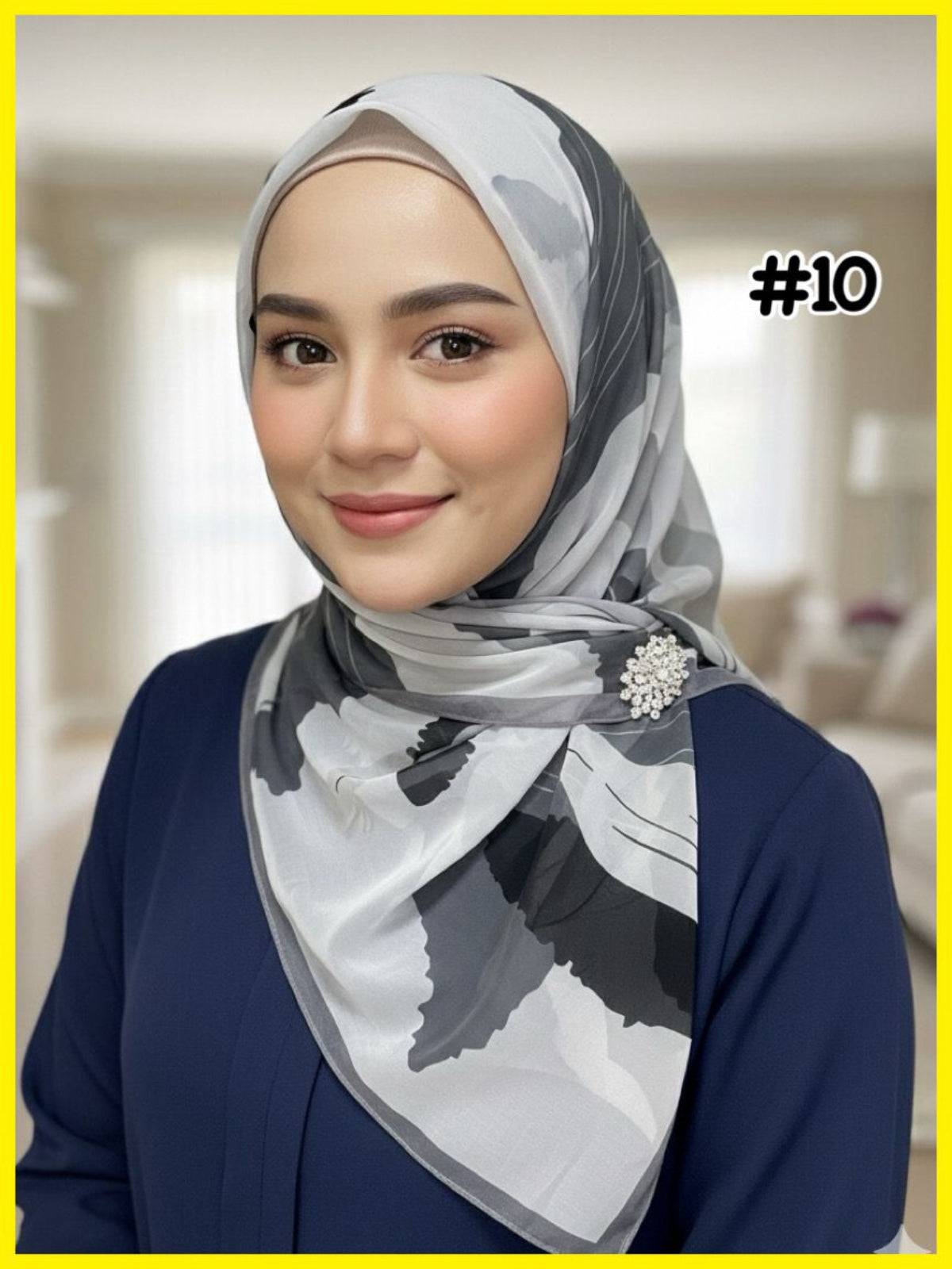 Chiffon Voile Bawal with Printed Design (BWL_0226/017)