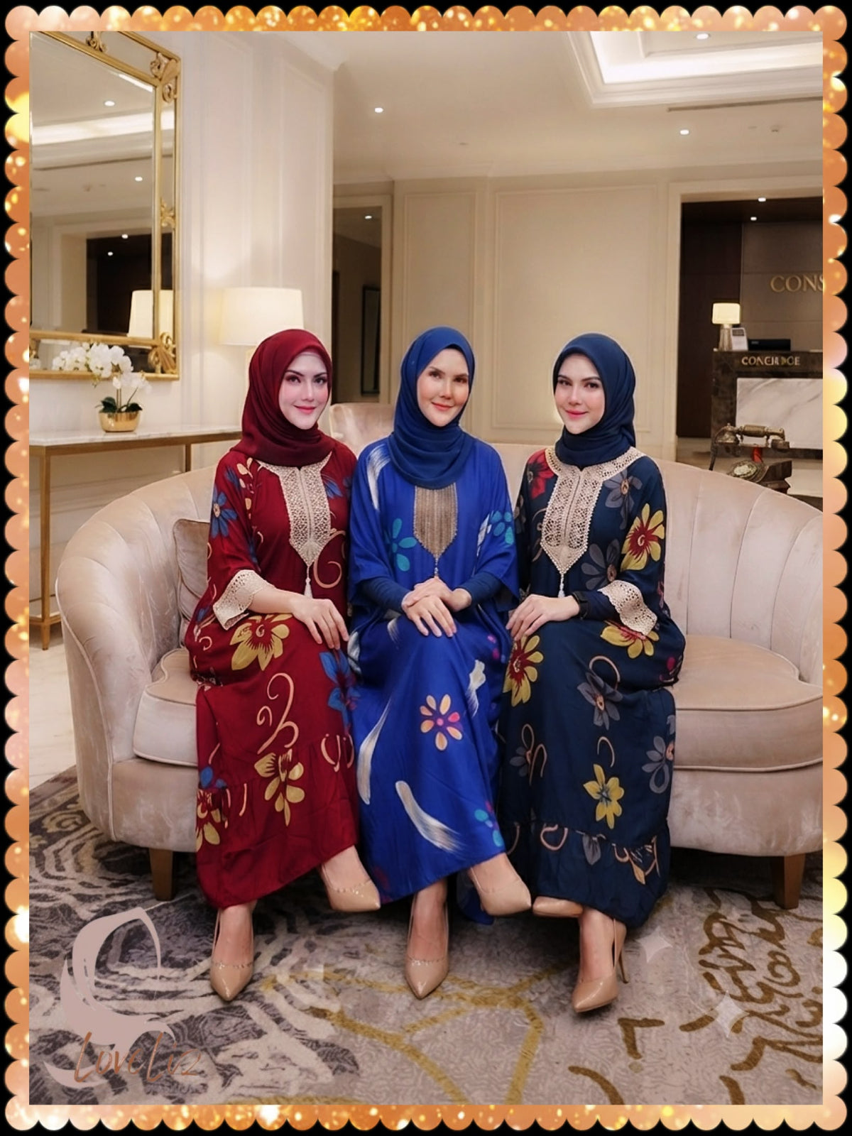 Kaftans Assorted Designs/Daster (KFN_0826/007)