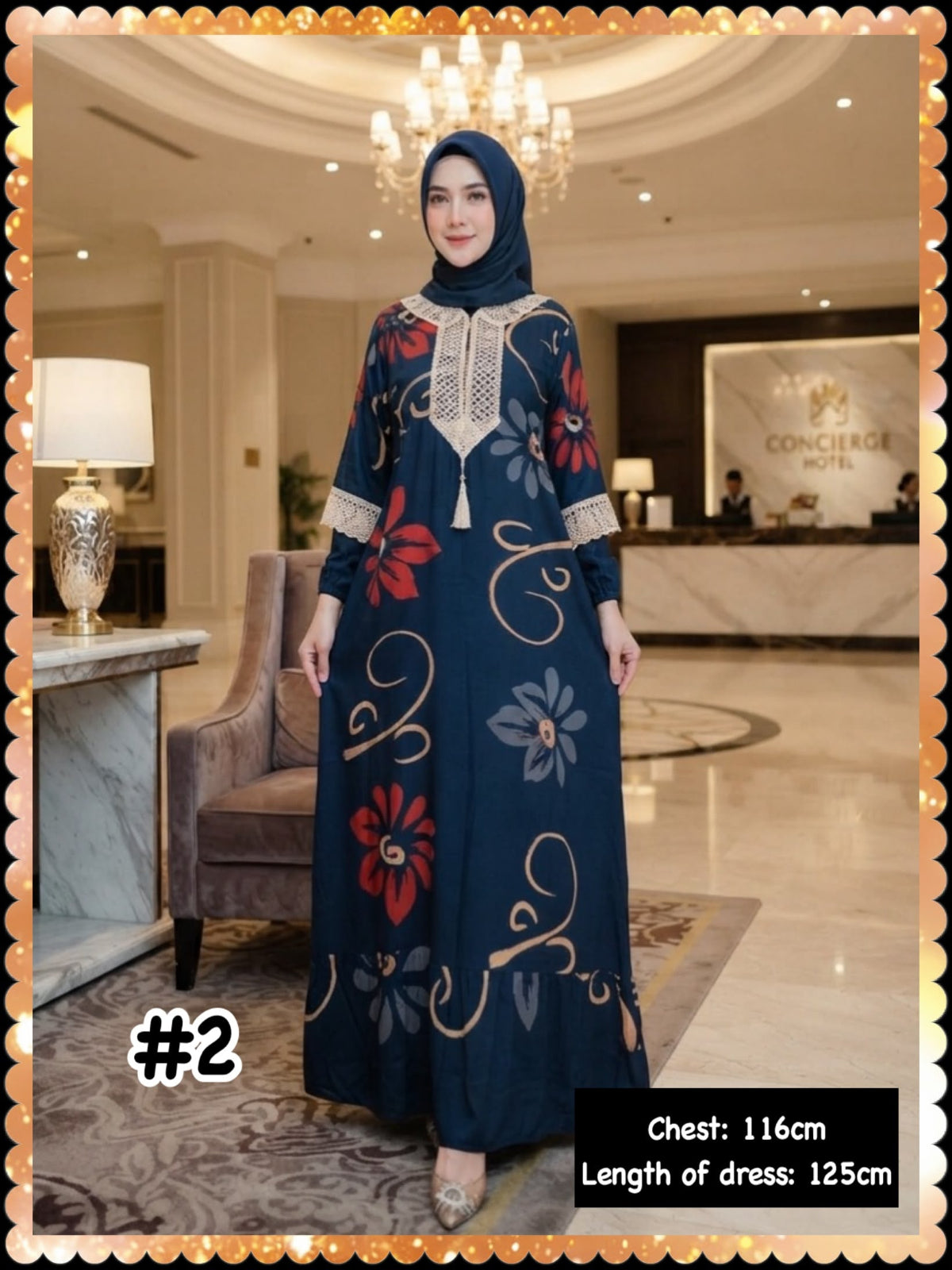 Kaftans Assorted Designs/Daster (KFN_0826/007)