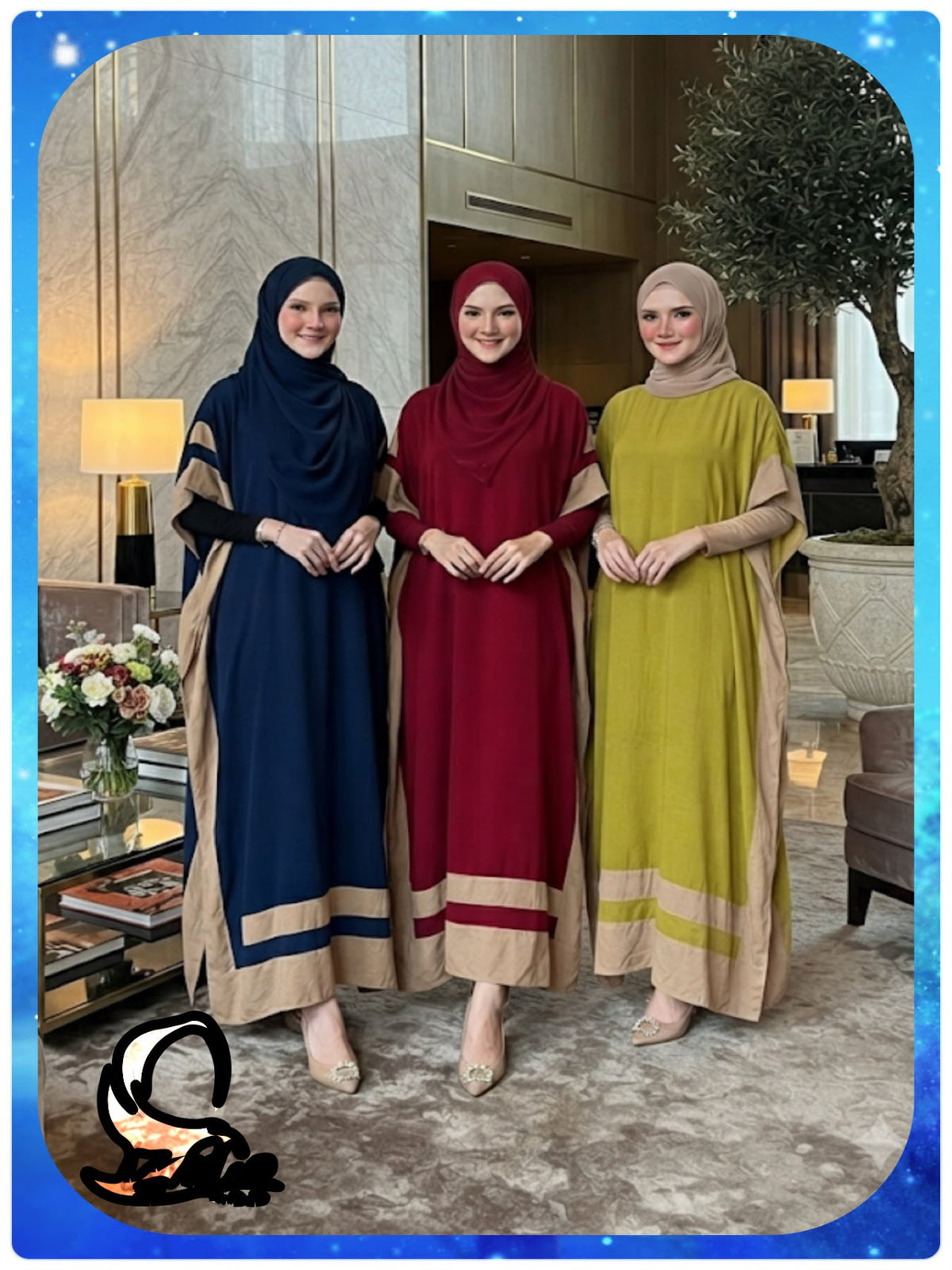 Kaftans Assorted Designs/Daster (KFN_0826/008)