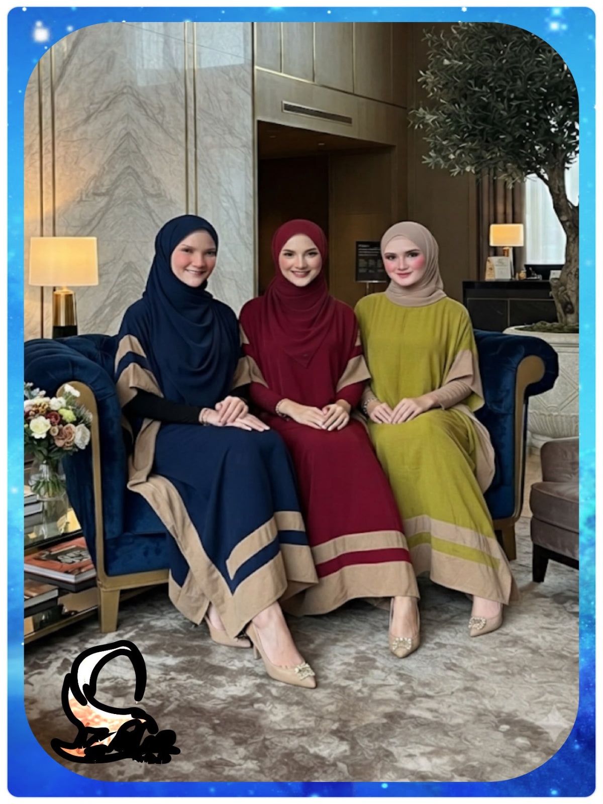 Kaftans Assorted Designs/Daster (KFN_0826/008)