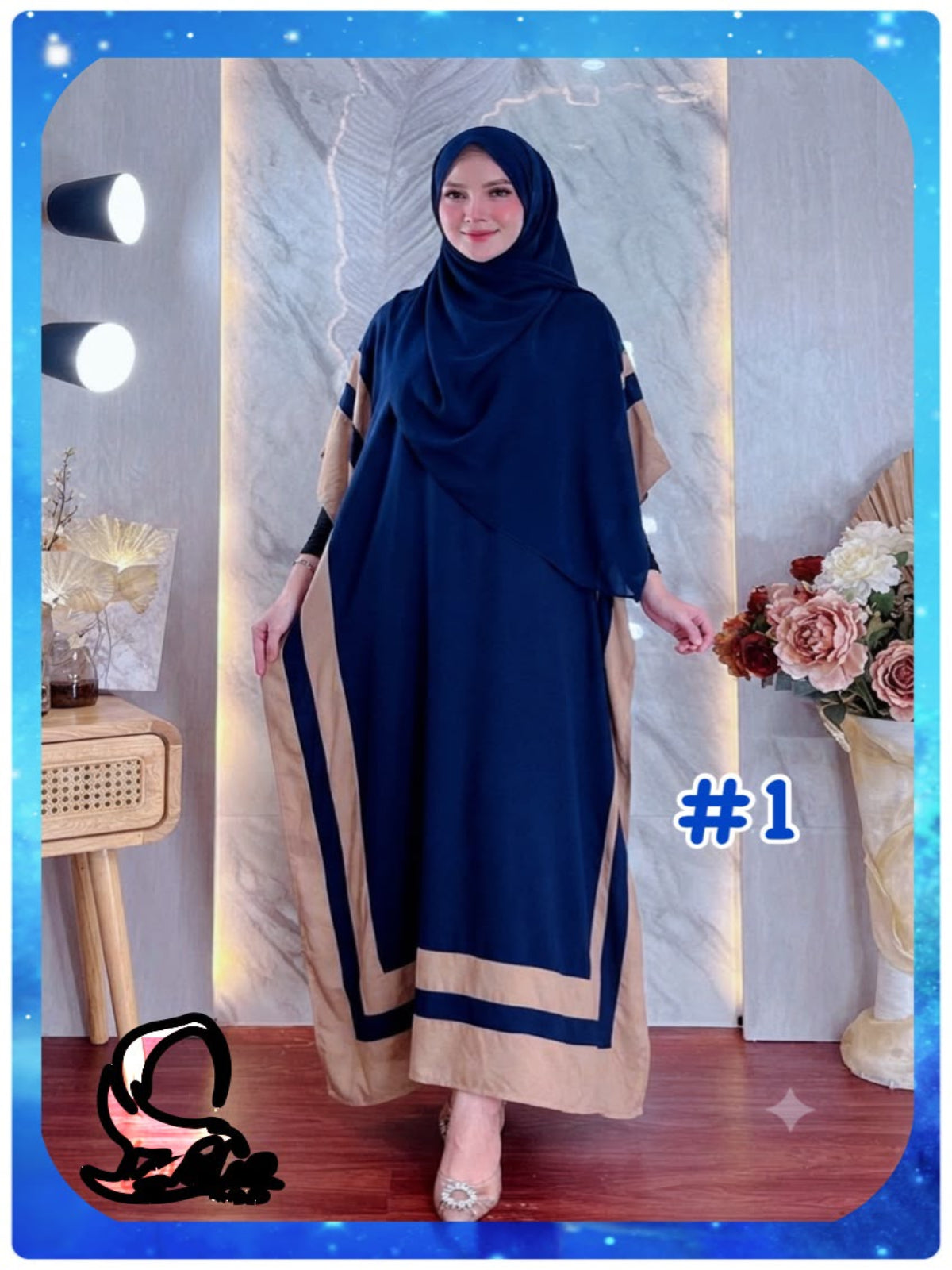 Kaftans Assorted Designs/Daster (KFN_0826/008)
