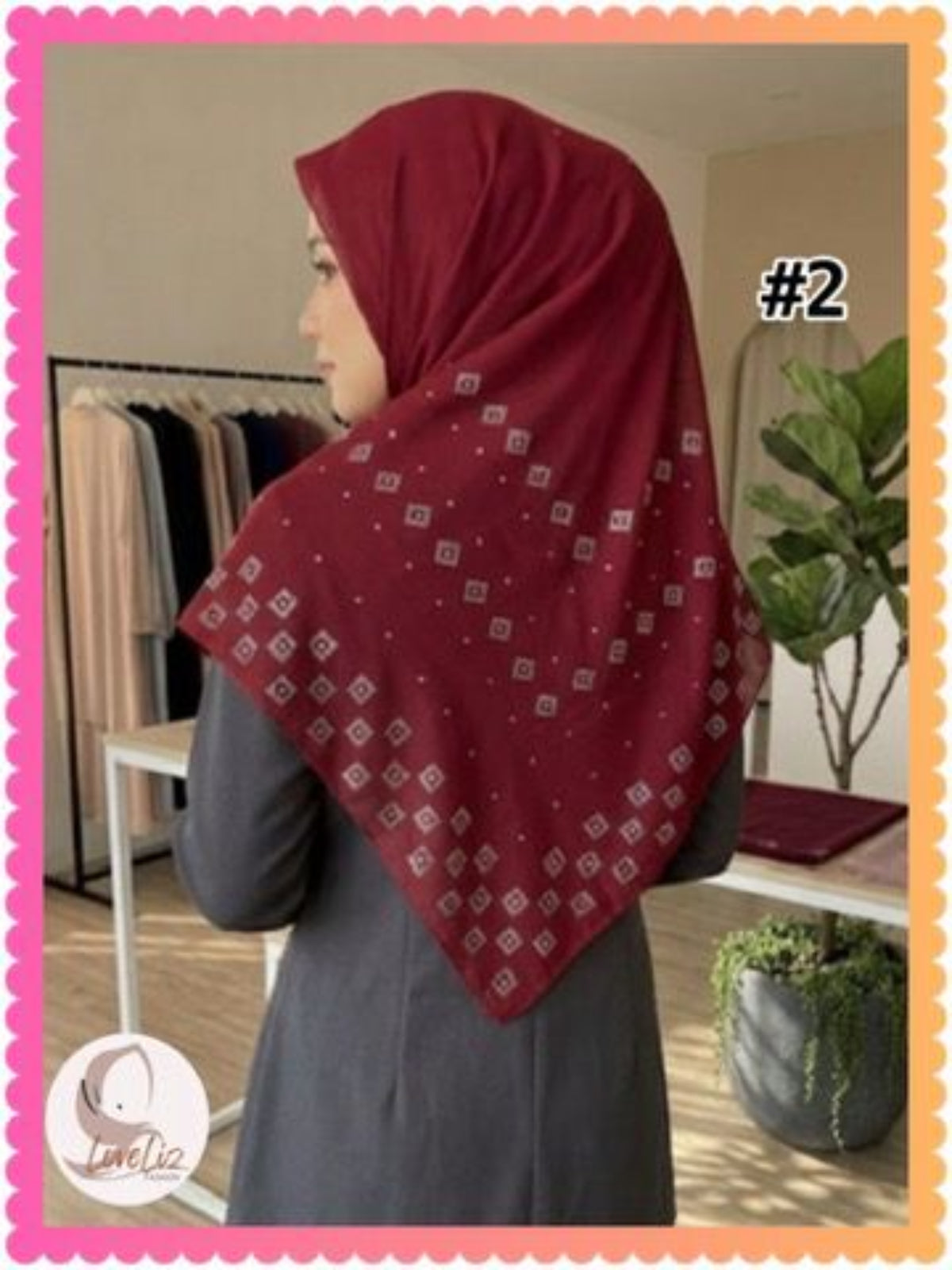 Bawal Cotton Batu Permata Hati Diamante (BWL_0426/004) (#MKNW)