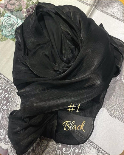 Shawl Satin Stripes Ammara - Effortless Elegance in Luxurious Design (SHWL-1060) (#MM)