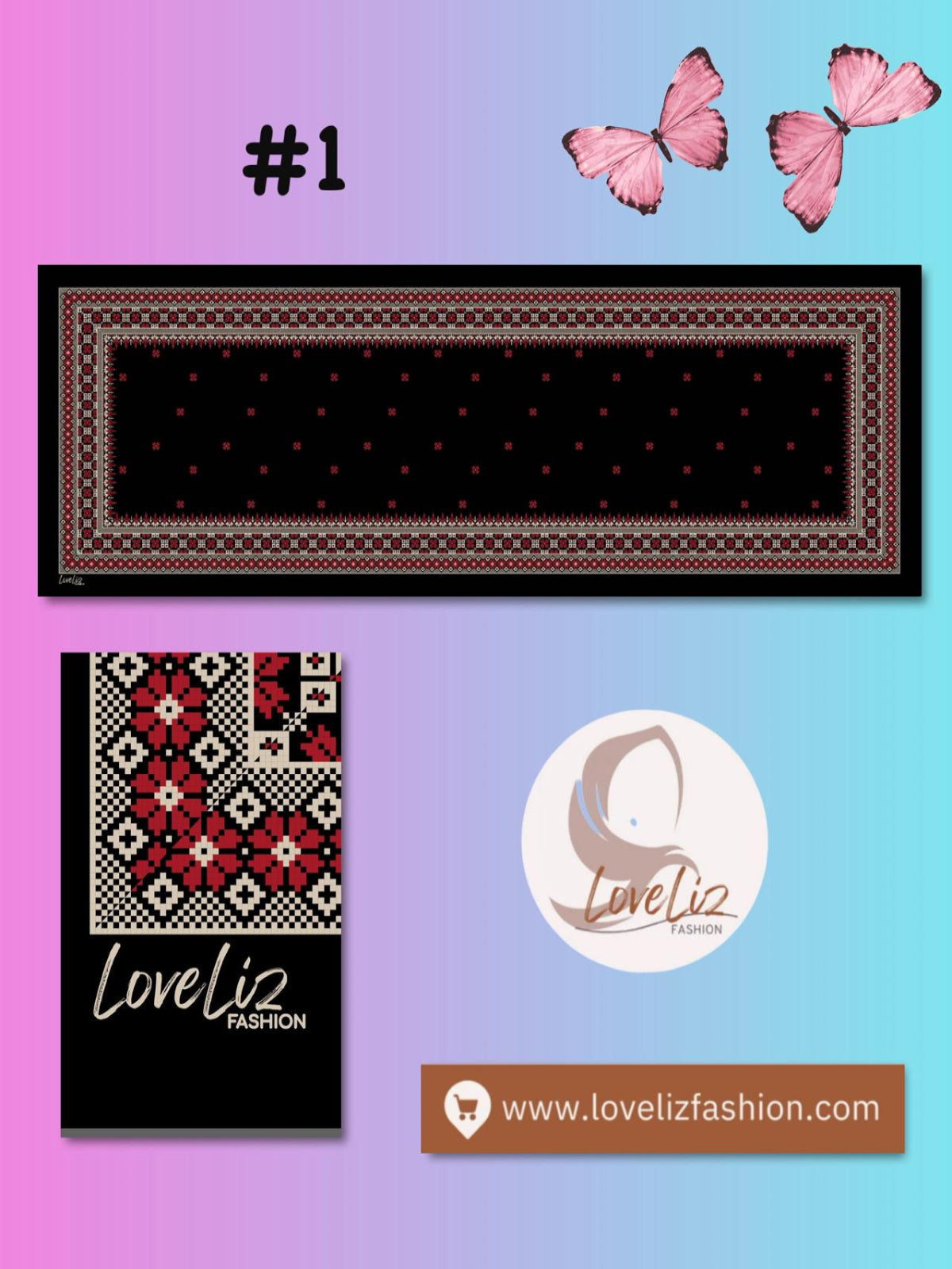 Shawl Exclusive Heavy Chiffon (LLF/SWL- 1001) (#LLF)