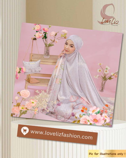 Telekung Soft Silk (TLKG-1033) (#AT)