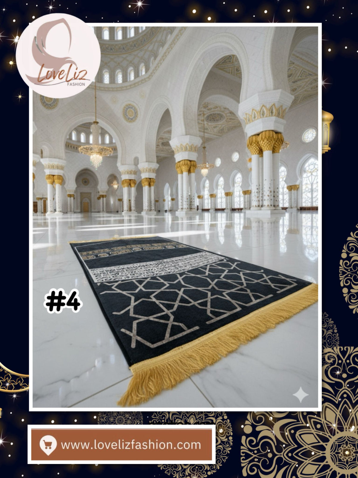 Turkish Sejadah Praying Mat (SJDH-1004) (#ZCS)
