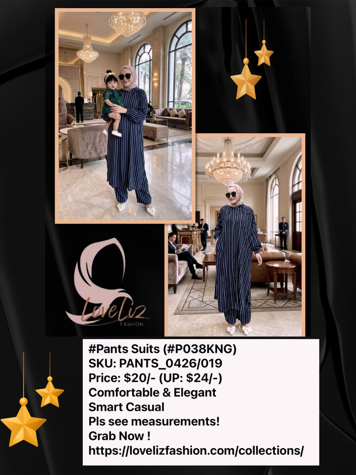 Pants Suits (PANTS_0426/019) (#P38KNG)