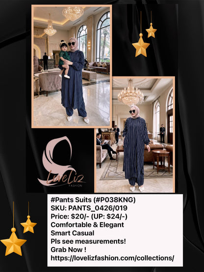 Pants Suits (PANTS_0426/019) (#P38KNG)