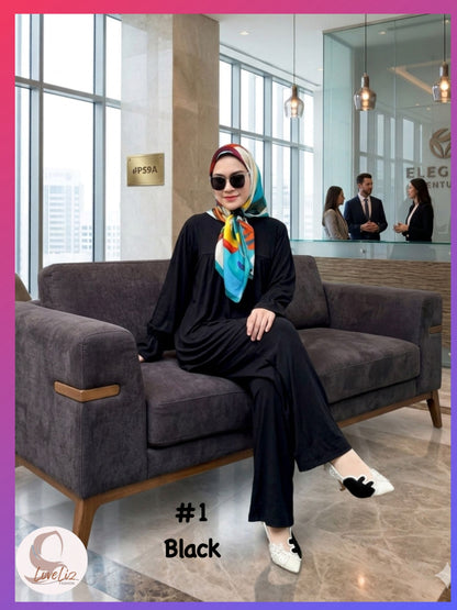 Chey Crepe Pants Suits (PANTS_0426/011) (#P59A)
