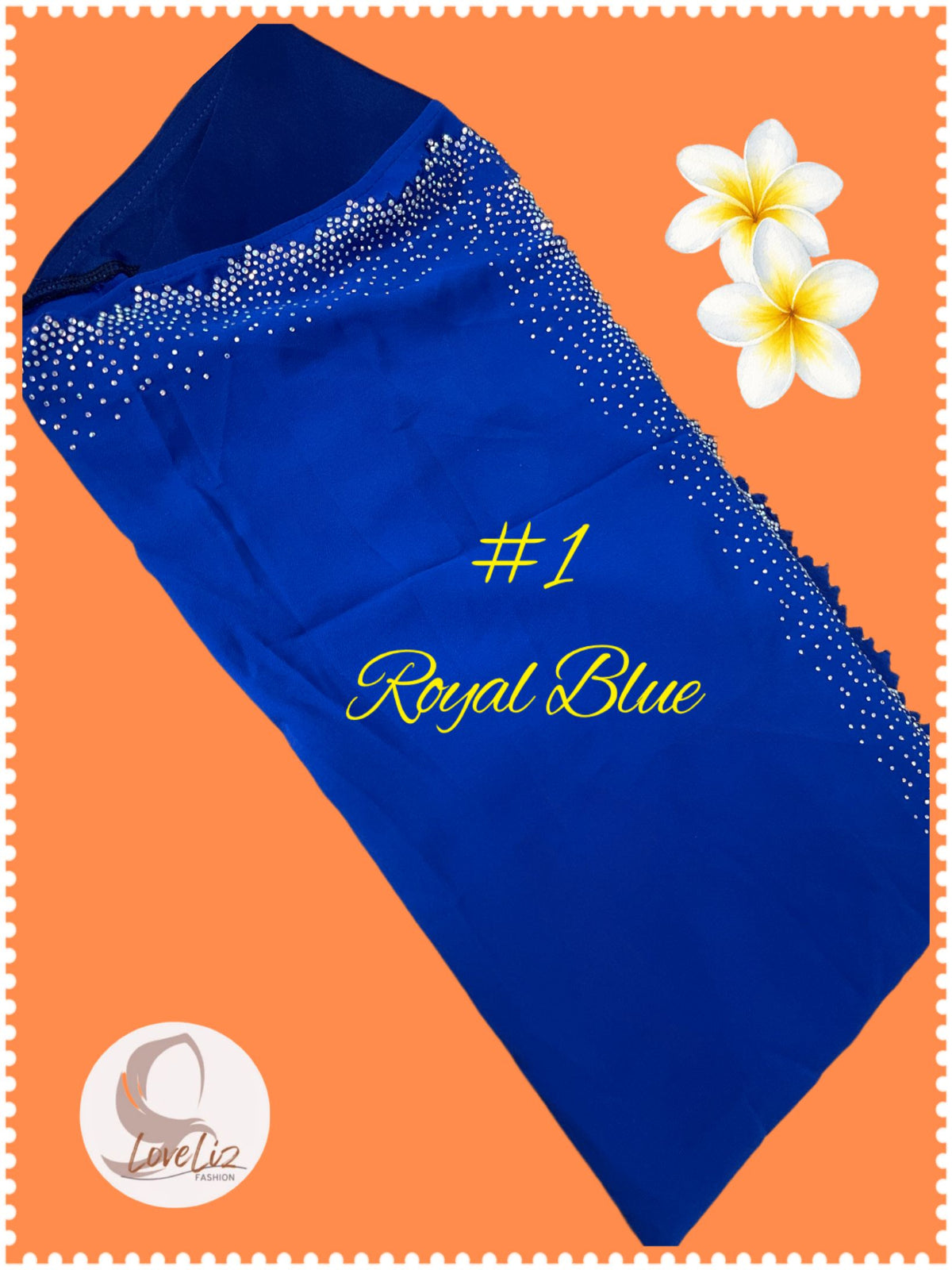 Instant Hijab Awning with Diamente (ISHL_0826/029)