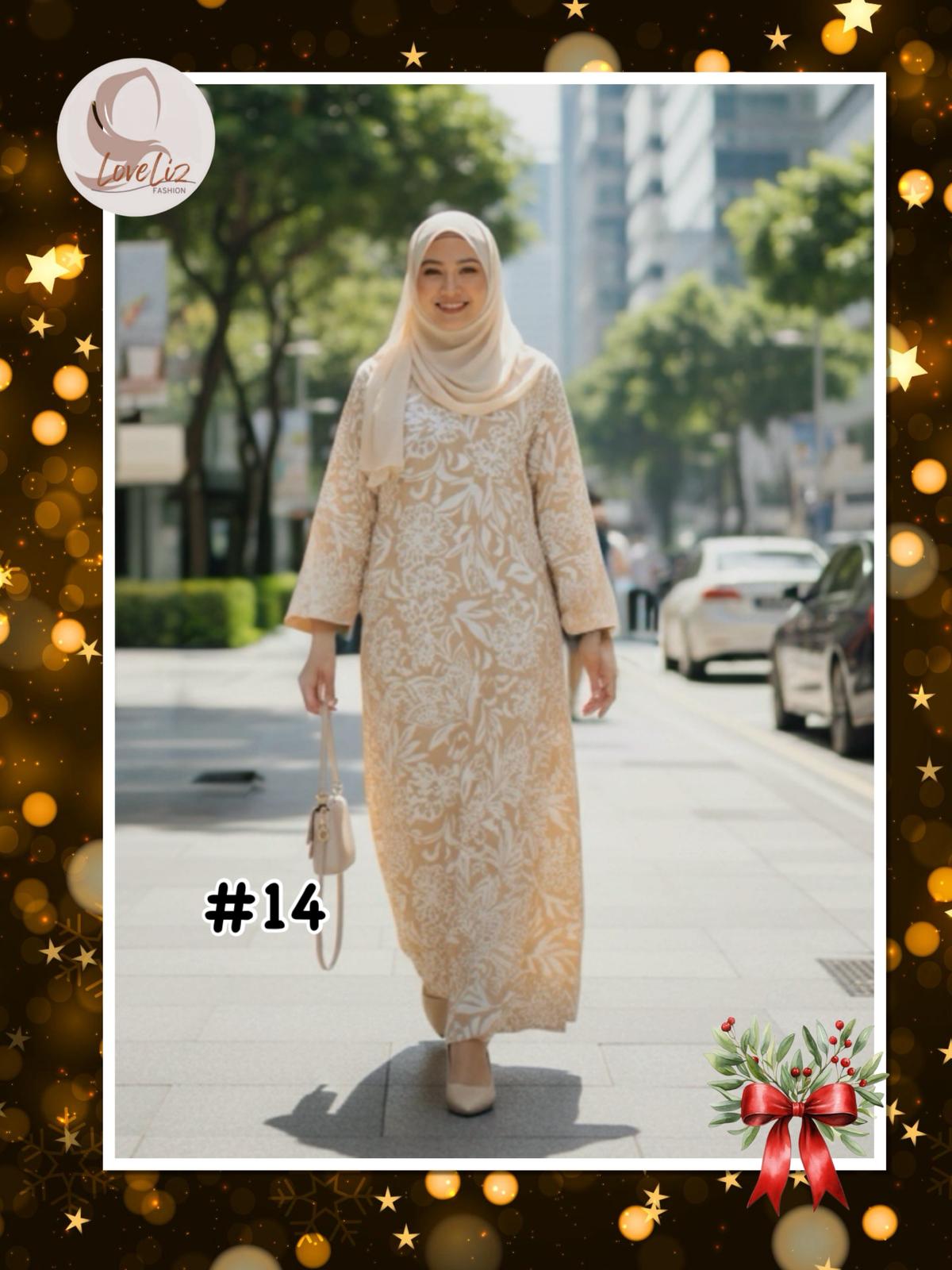 Long Printed Dress (LODR- 1007/3(A)) (#FFKNG)