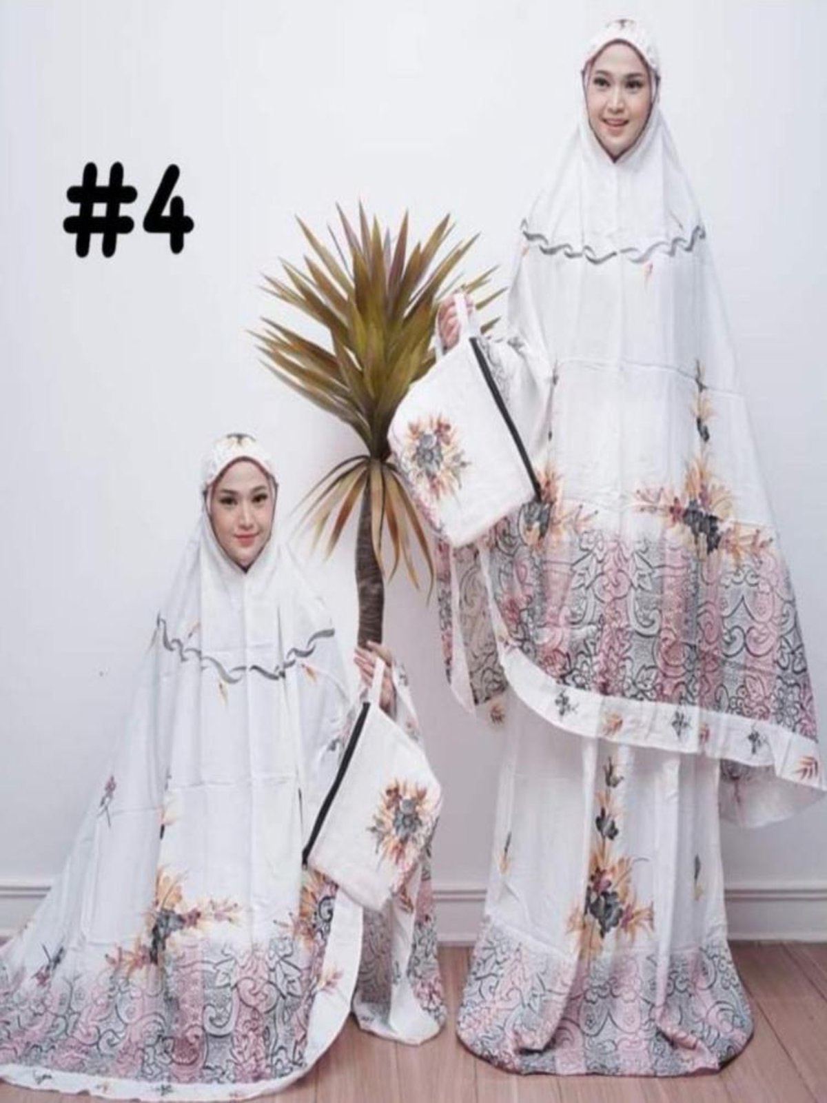 Telekung Aysha White #4 (#ANT)