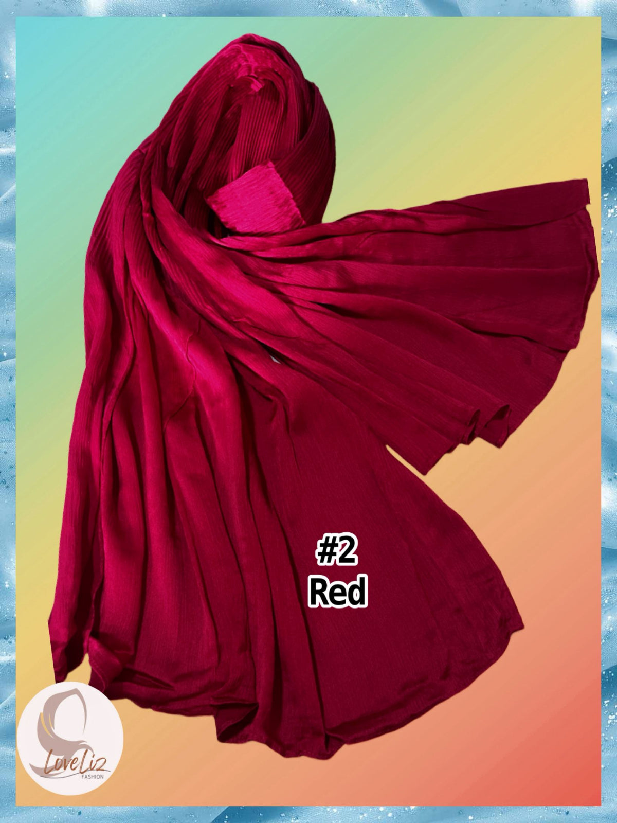 Shawl Muna Half Pleated (SHL_0326/042(A))