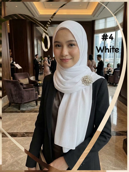 Shawl Chiffon Muna (SWL_1026/057) (#MM)