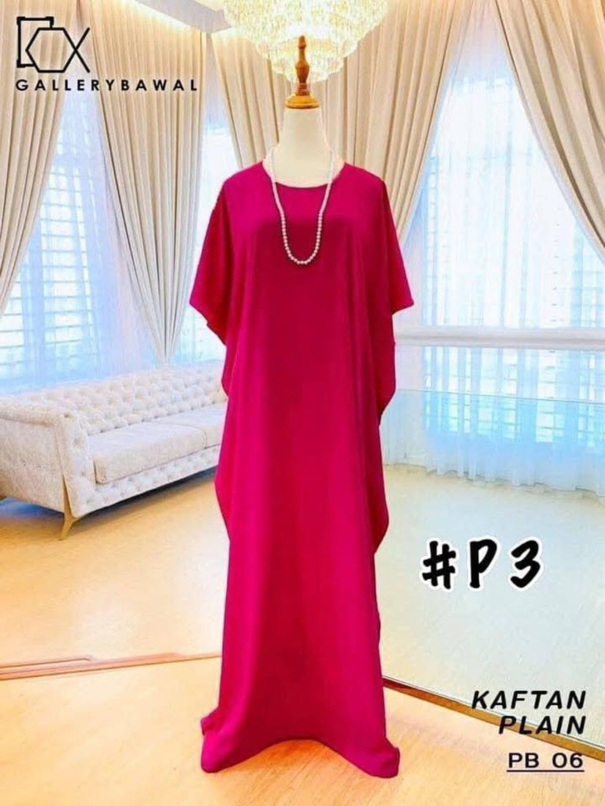 Kaftan Exclusive Plain (KFTN- 1002)
