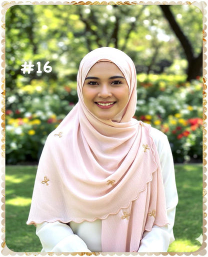 Exclusive Shawl Shimmering Ribbon🎀 (SHWL- 1067) (#ZSKN7)