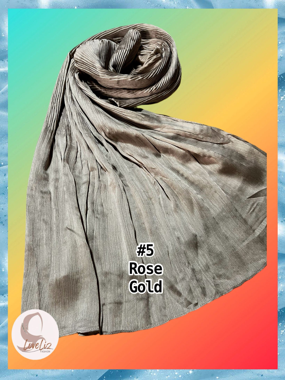 Shawl Muna Half Pleated (SHL_0326/042(A))