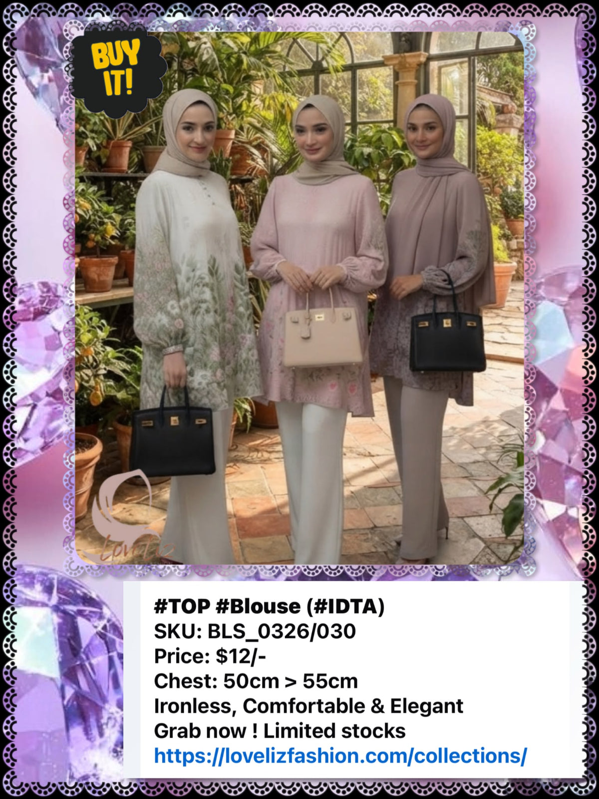 TOP Blouse (BLS_0326/030) (#IDTA)