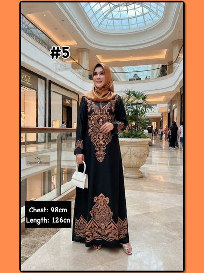 Long Dress Lowo Hitam (LODR_1026/013) (#NAYLOWO)