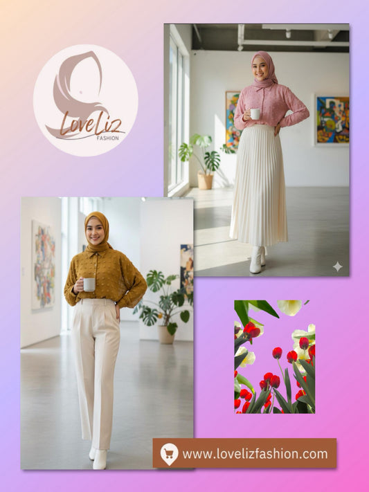 Top Plain Blouse (BLSE-1018) (P56KNG)
