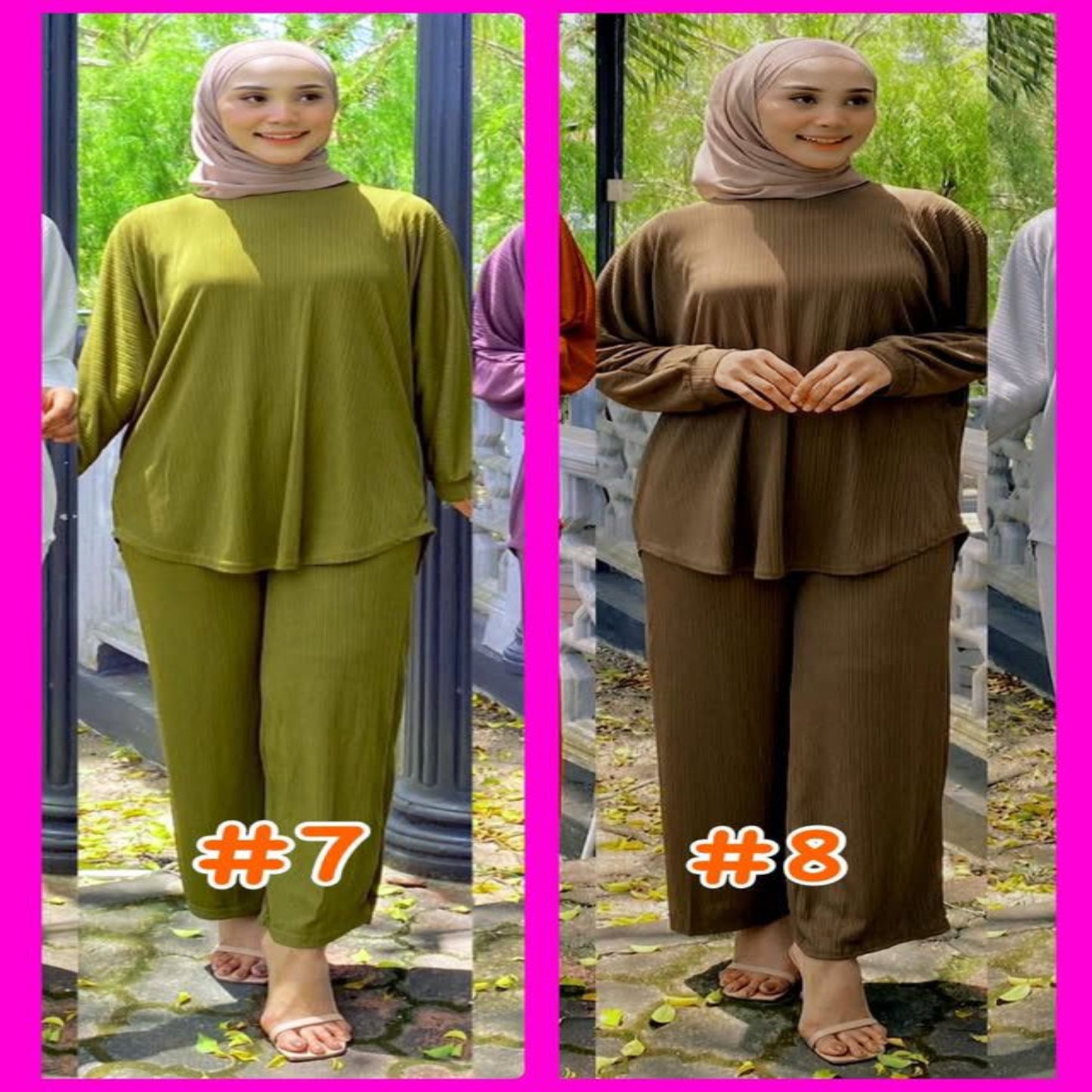 Pants Suits (#266.KNG) - Versatile Two-Piece Set