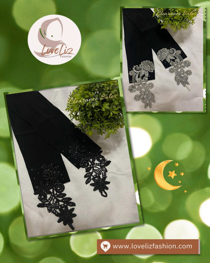 Floral Embroidery Ring Handsocks (HNSK- 1010)