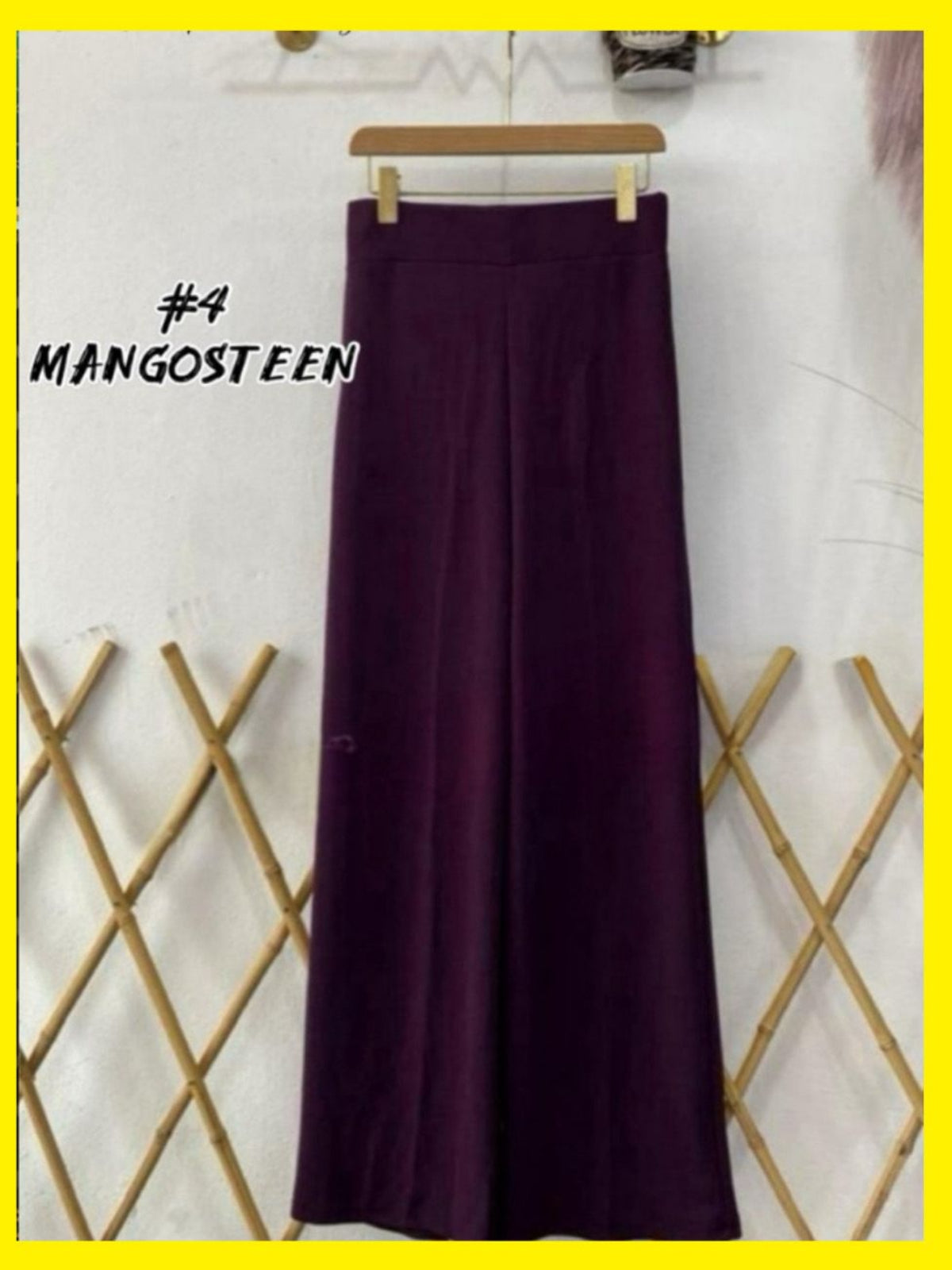 Elegant High- Waist Palazzo Pants (PLZO- 1001) (#KNG) – Ultimate Comfort and Style