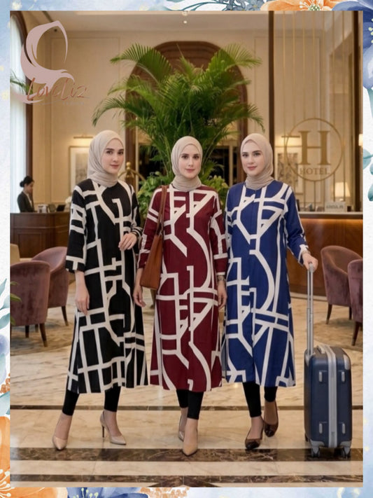 Modern Round Neck Dress (BLS_0526/010) (#235KA)