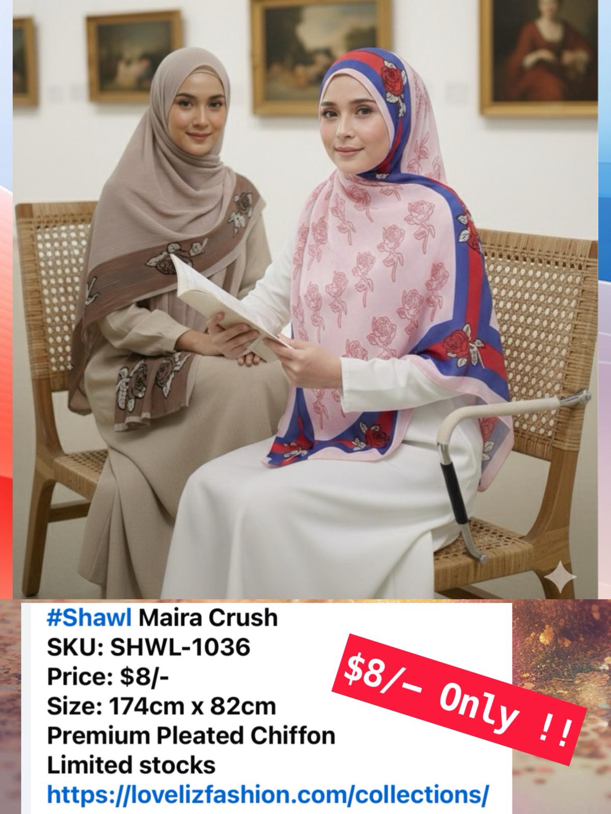 Shawl Maira Crush (SHWL-1036)