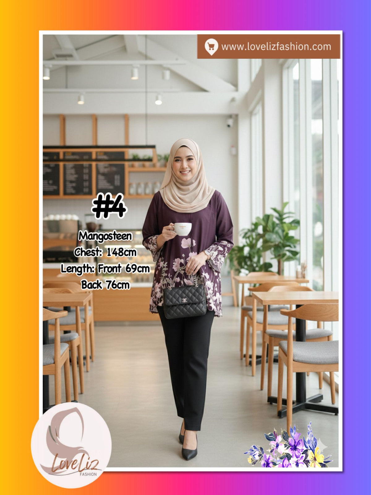 Top Modern Blouse (BLS_0126/001) (#T1340KNW)