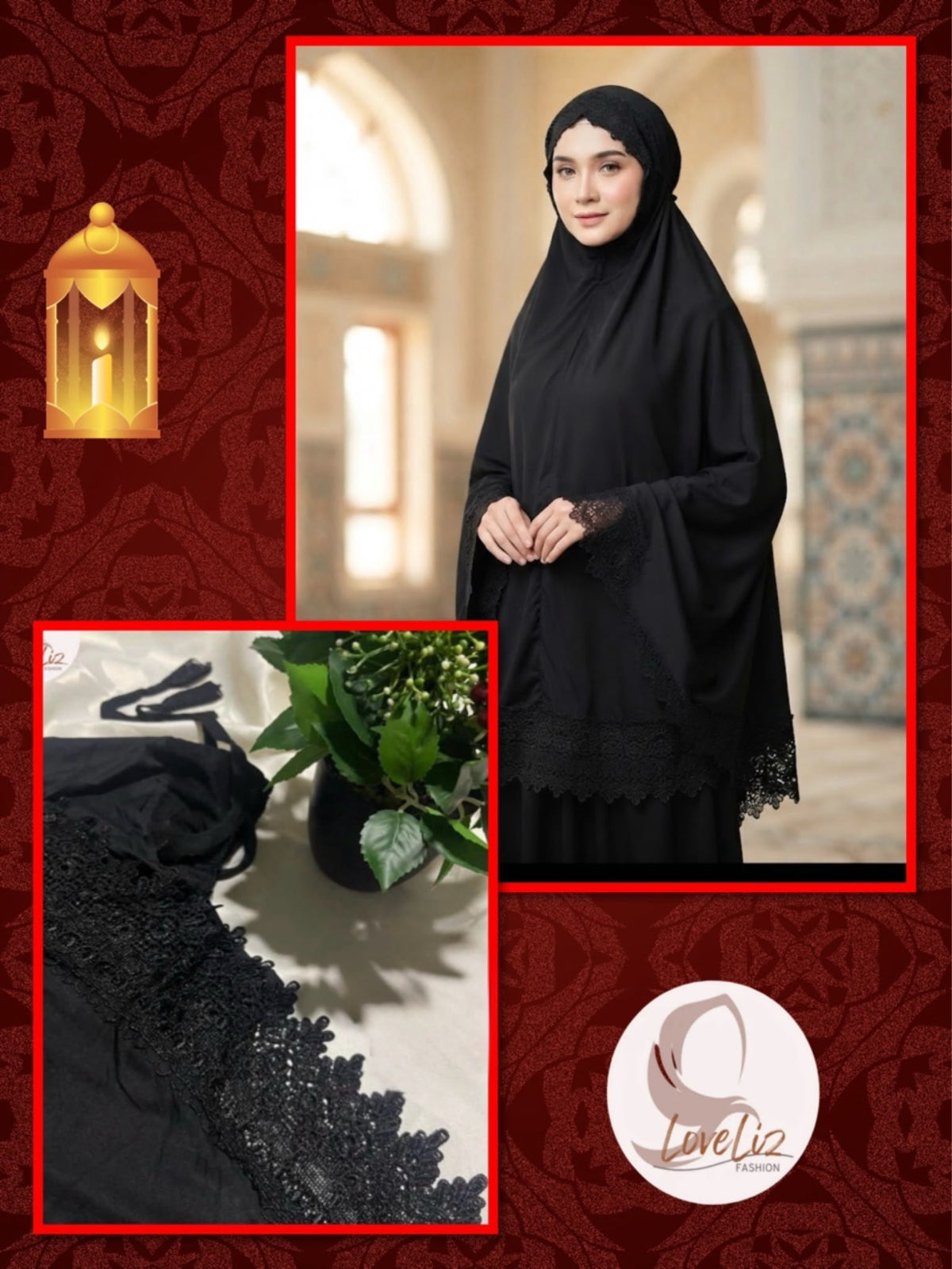 Telekung Single Lace (TKG_0826/011) (#ZC)