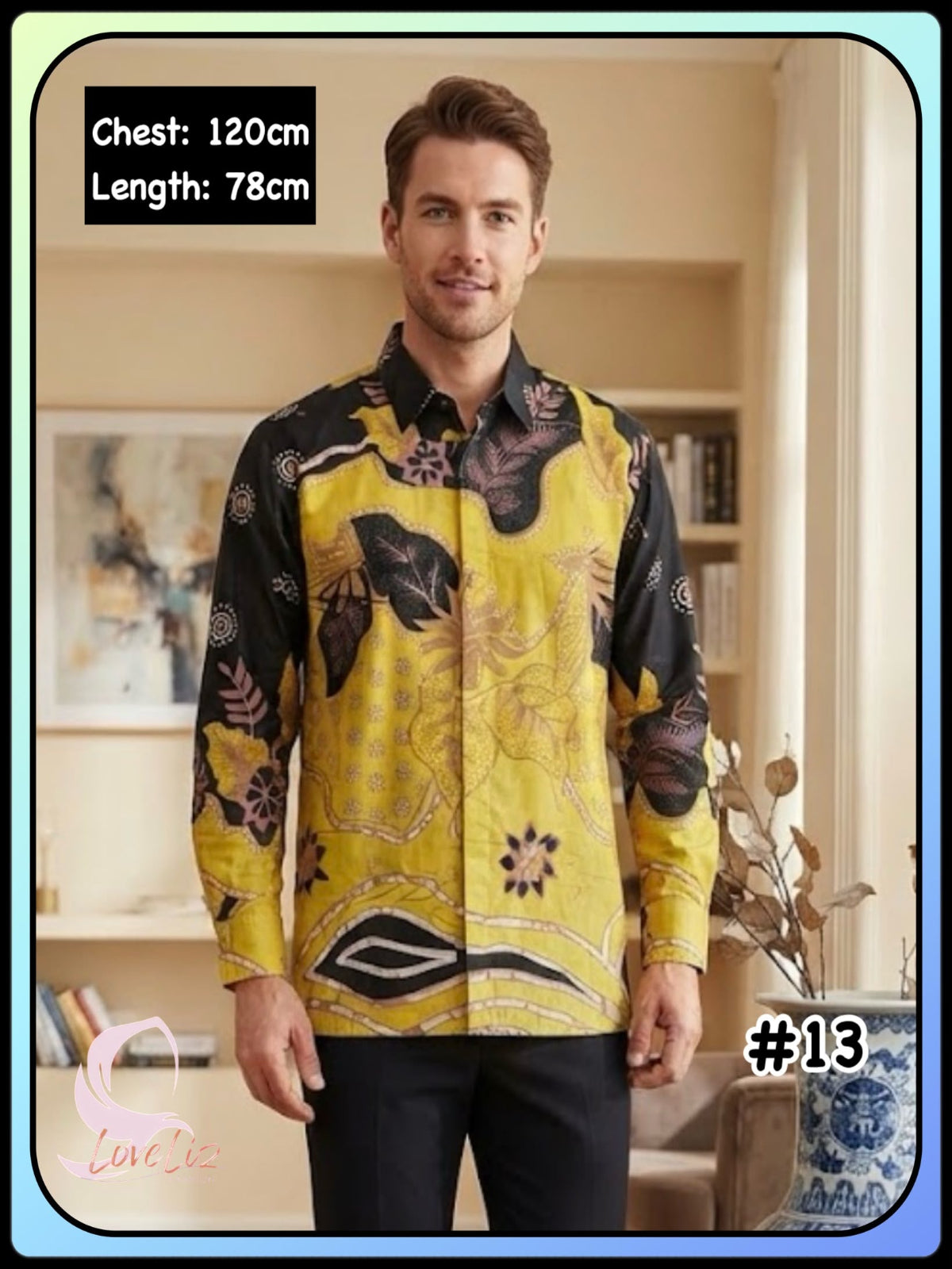 Batik Long Sleeves Shirts - (BTLS_1026/005) (#ANI)