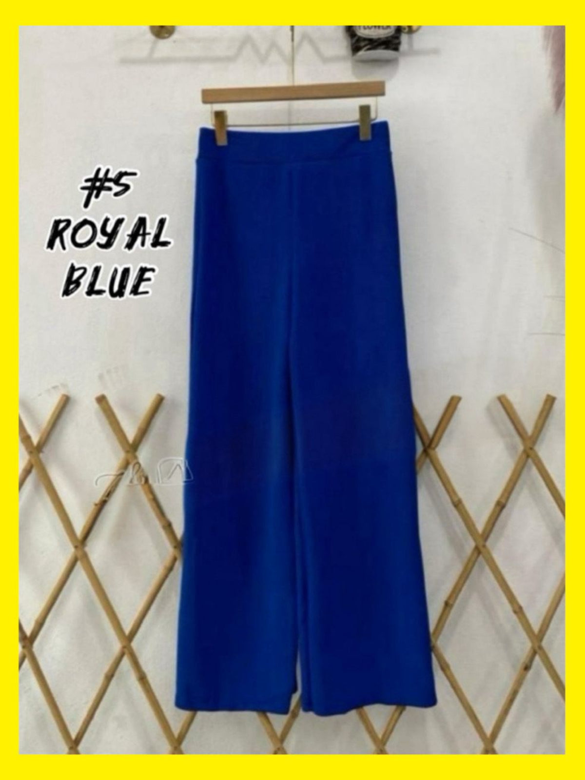 Elegant High- Waist Palazzo Pants (PLZO- 1001) (#KNG) – Ultimate Comfort and Style