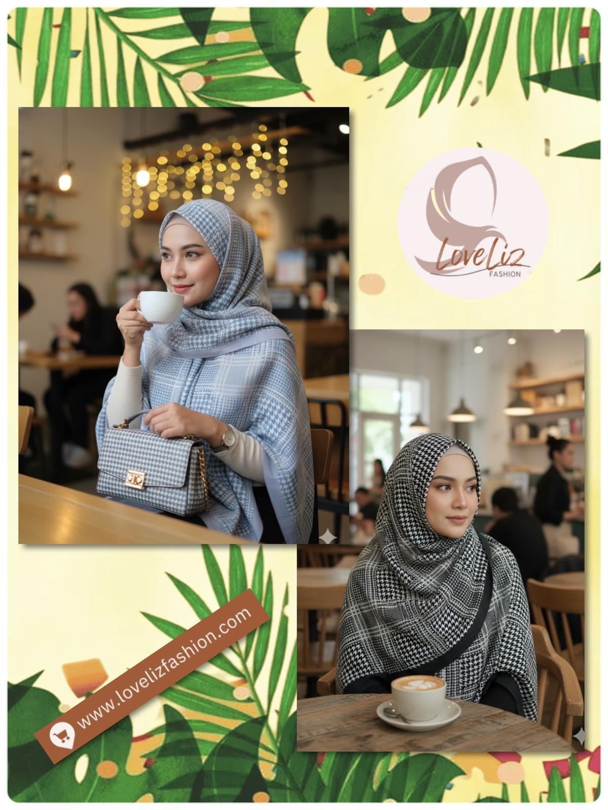 Shawl Premium Chiffon Korean Babyseam (SHWL-1063) (#MM)