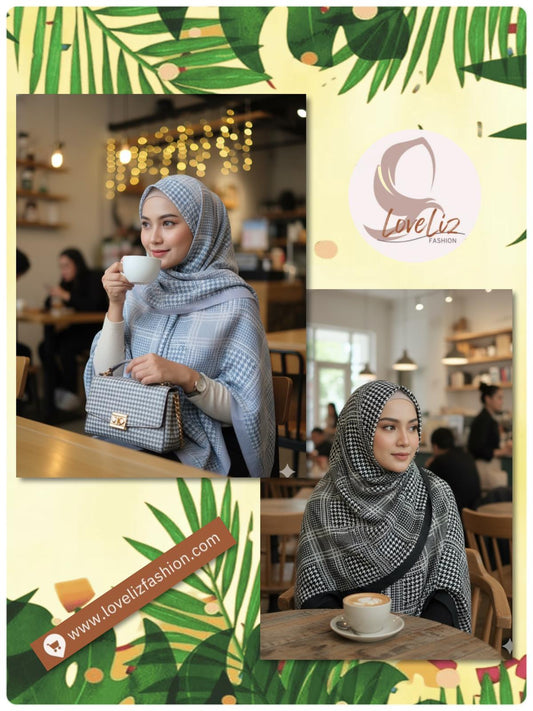 Shawl Premium Chiffon Korean Babyseam (SHWL-1063) (#MM)