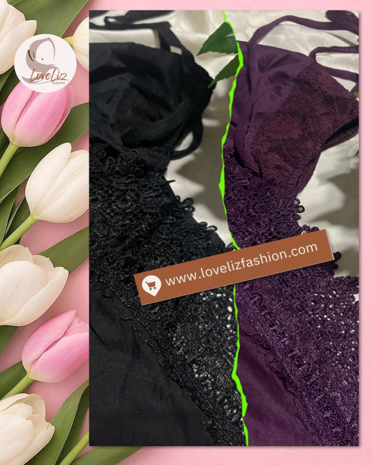 LoveLiz Fashion Single Lace Telekung (TLKG- 1002) (#ZC) – Feel the Connection! Comfort for Your Spiritual Journey
