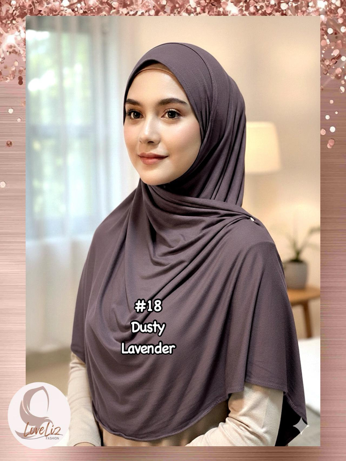 Instant Shawl Jersey Inner Neck (ISHL_0126/001) (#MM)