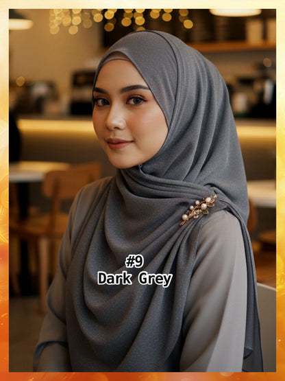 Bawal  Chiffon Shimmering (BWL_0226/029) (#ABS)