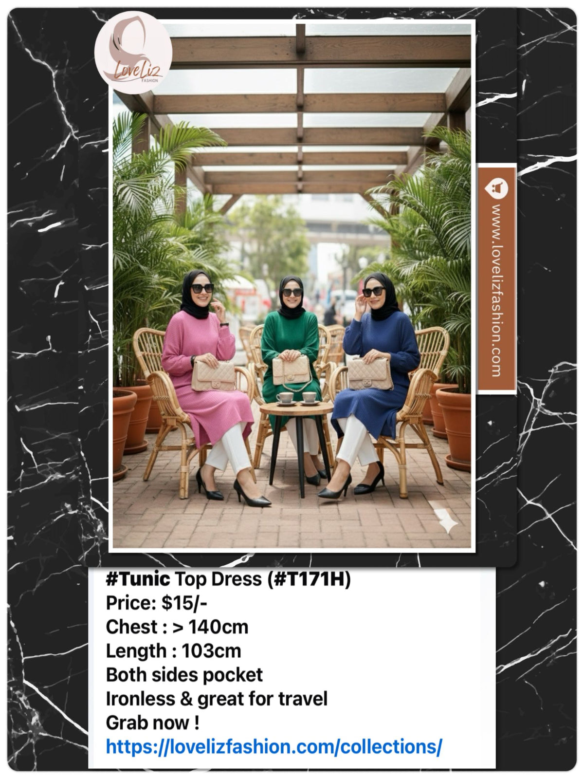 Tunic Top Dress (BLSE-1014) (#T171H)