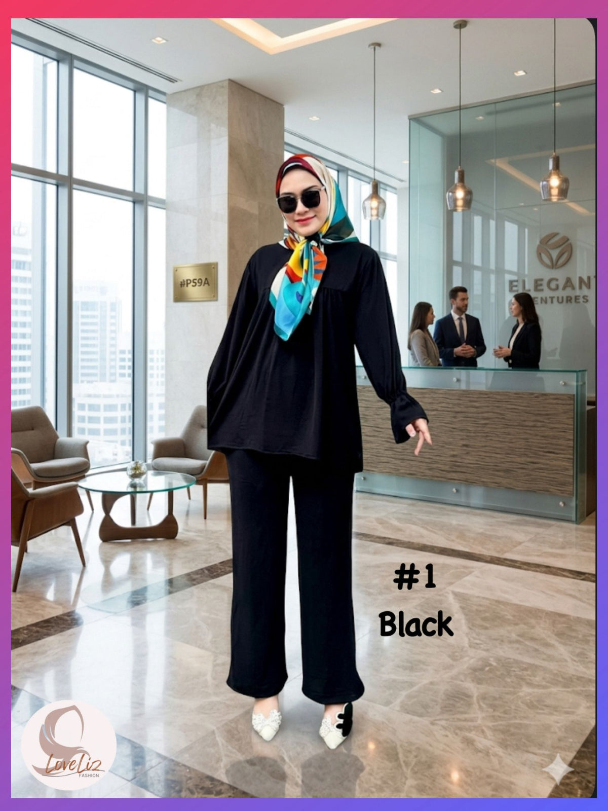 Chey Crepe Pants Suits (PANTS_0426/011) (#P59A)