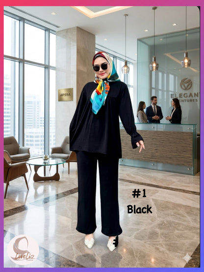 Chey Crepe Pants Suits (PANTS_0426/011) (#P59A)