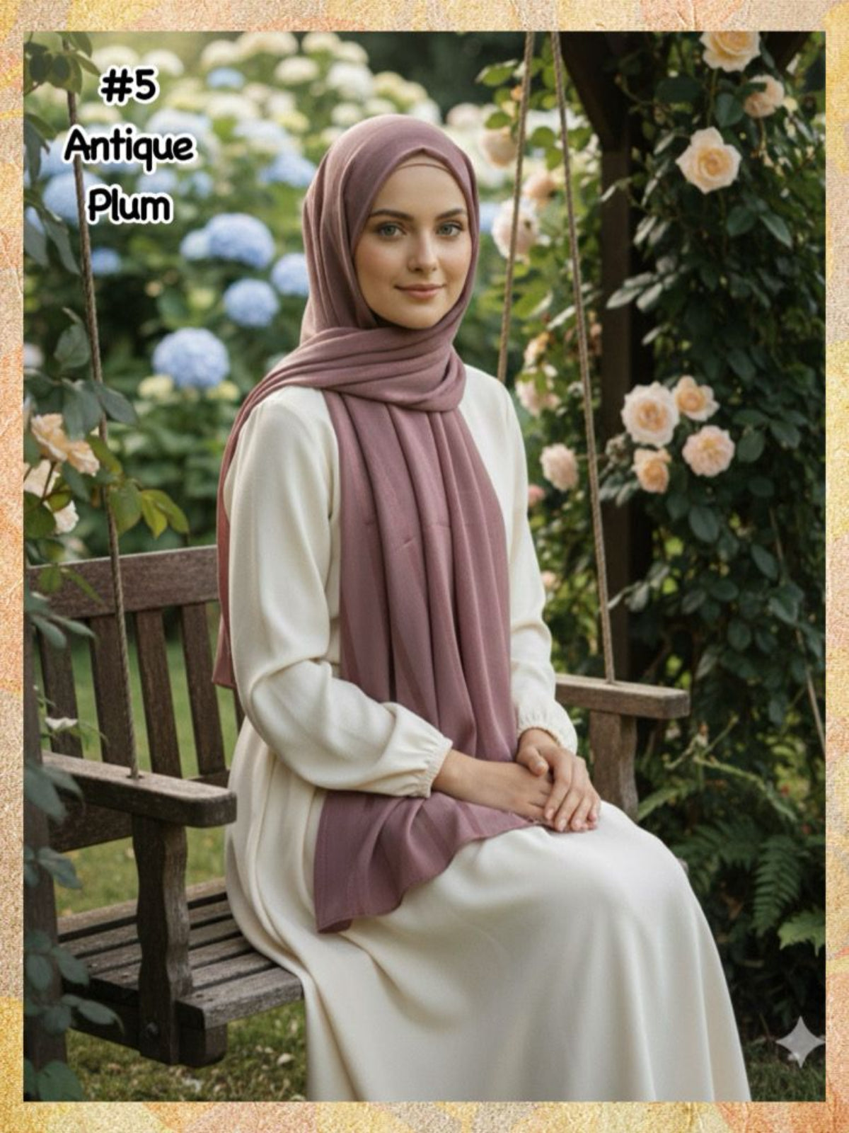 Shawl Chiffon Muna Lining (SHWL- 1059) (#MM)