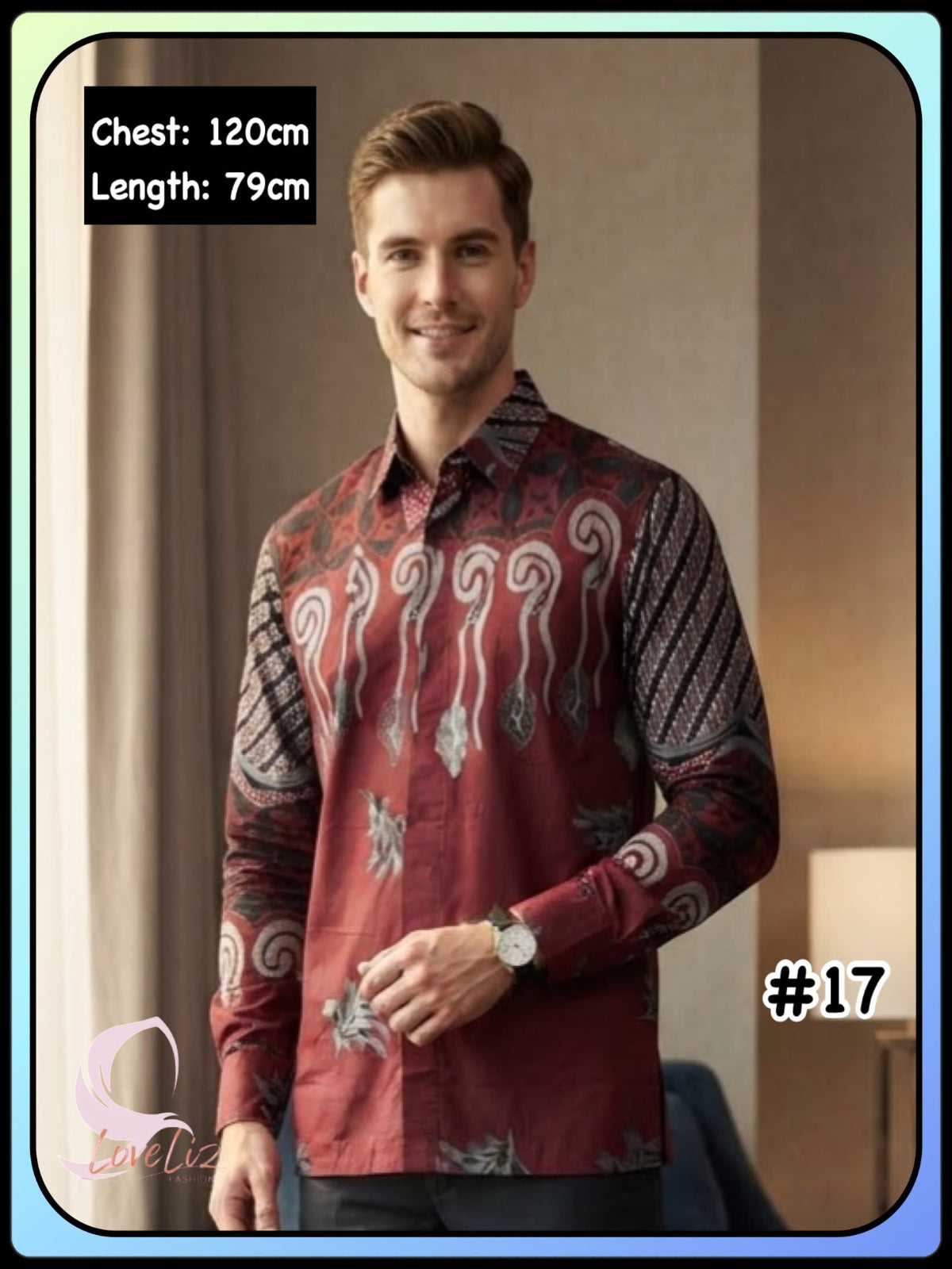 Batik Long Sleeves Shirts - (BTLS_1026/005) (#ANI)