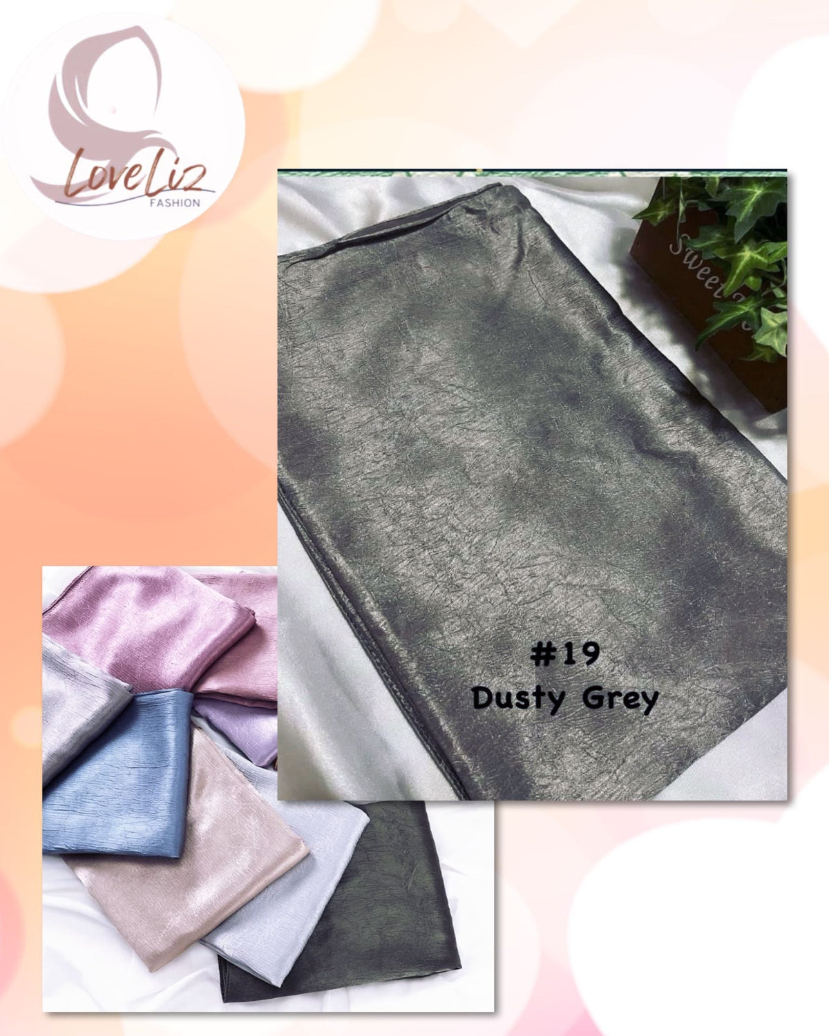 Shawl Crinkle Satin - Elegant Muslimah Hijab Accessory (SHWL- 1051)
