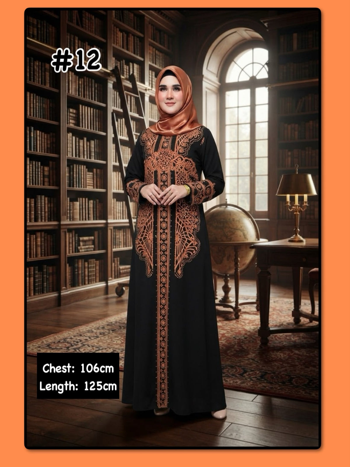 Long Dress Lowo Hitam (LODR_1026/013) (#NAYLOWO)