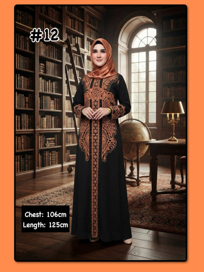 Long Dress Lowo Hitam (LODR_1026/013) (#NAYLOWO)