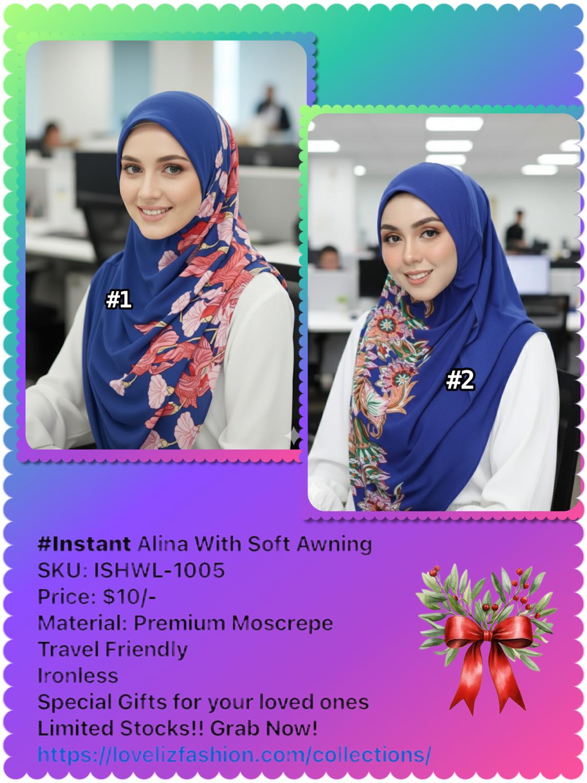 Instant Alina with Soft Awning (ISHWL- 1005)